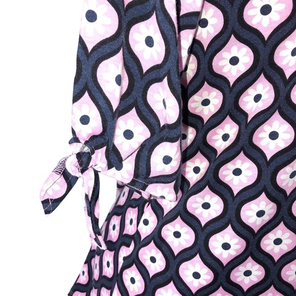 NWT NEW West Loop Shirt Size L Pink White Floral Print Ruffle Sleeve Soft Tunic - Picture 6 of 9